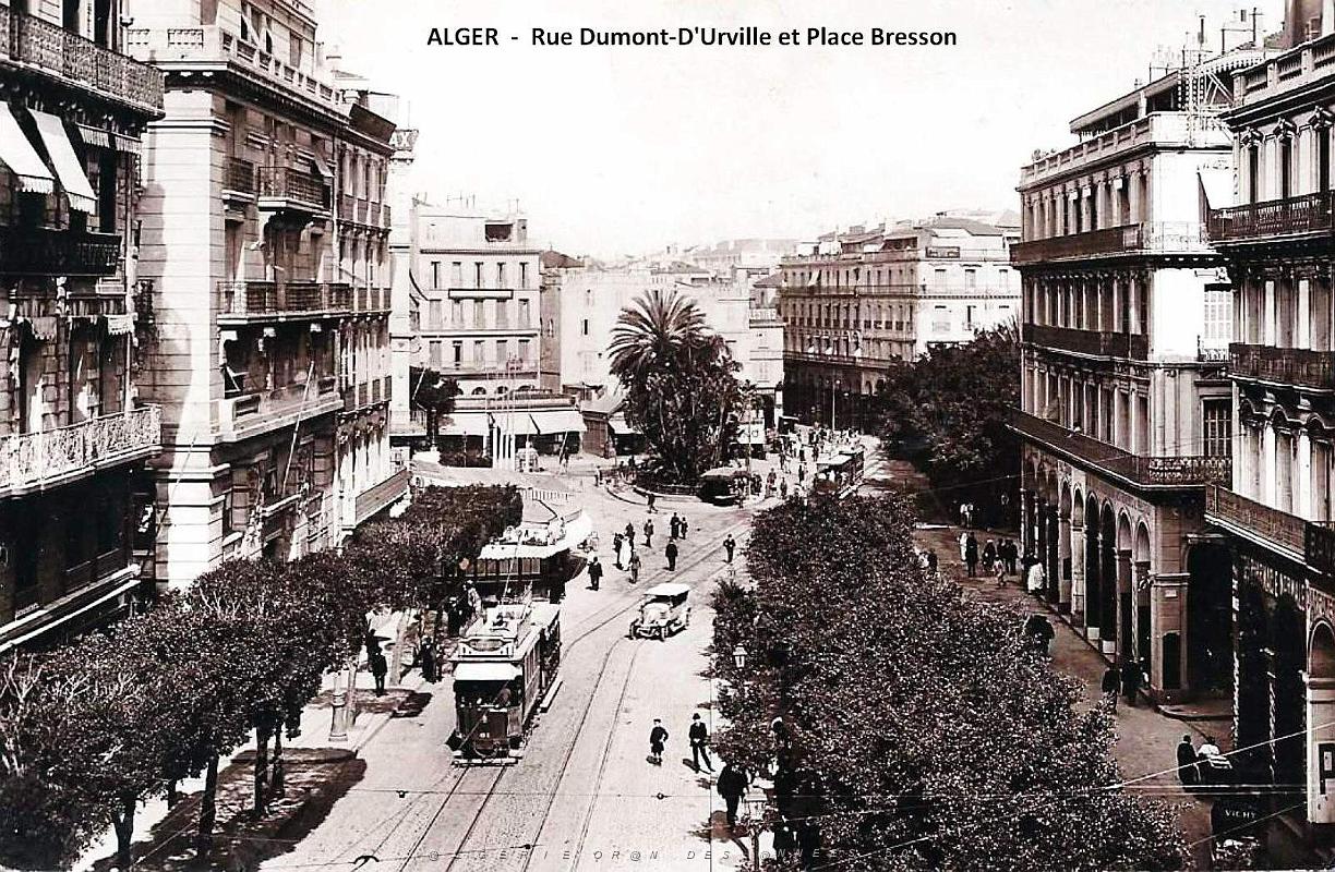 Alger - Rue Dumont-D'Urville et Place Bresson.jpg